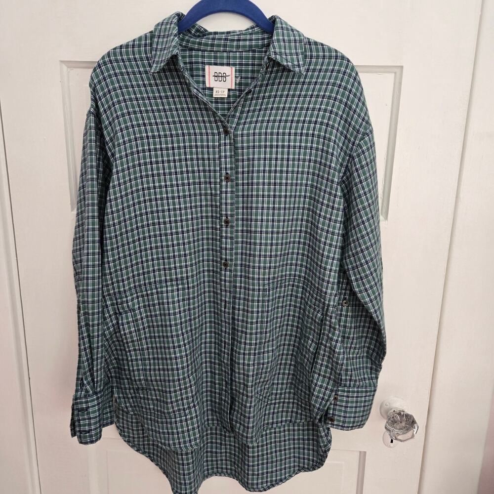 Urban Outfitters x BDG Rick Boyfriend Flannel Shirt Size XS (Oversized) NWOT - Picture 3 of 4